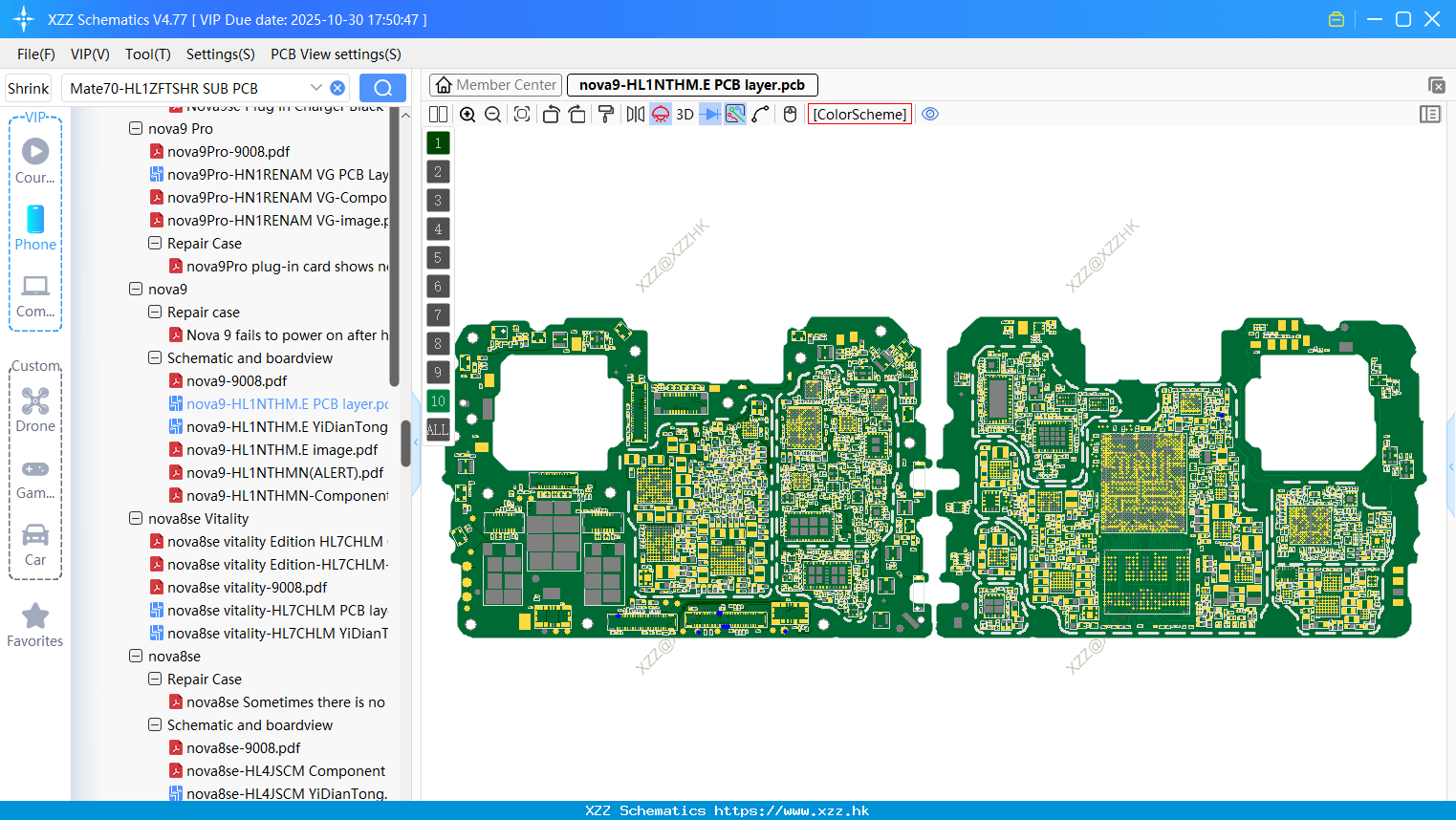 Huawei Nova9-HL1NTHM.E PCB Layer